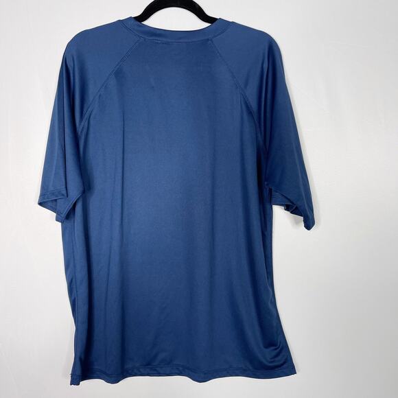 Kanu Surf Mens XLarge XL Blue Raglan Short Sleeve Tee Tshirt Crew Neck Top - Picture 2 of 5